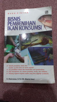 Image of Buku pintar bisnis pembenihan ikan konsumsi